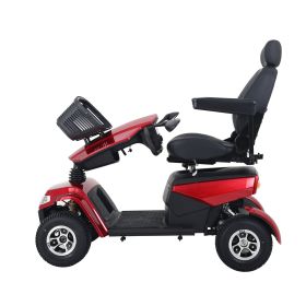 4-Wheel Electric Mobility Scooter for Adults Seniors and Eldely,Adult ,All Terrain Electric Powered Wheelchair Device-1000W Motor With 75Ah Battery