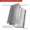 Butyl Waterproof Tape 11.8" x 16.4',Outdoor Leakproof Tape for Plastic and Metal Repair,RV Repair,Window and Boat Sealing,Silicone,Glass and EDPM Roof